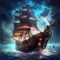 Diamond Art Kit for Adults – Pirate Ship Design, 5D Diamond Painting Kit, DIY Diamond Dots Gem Art for Home Wall Decor & Gifts – 14x14 Inch
